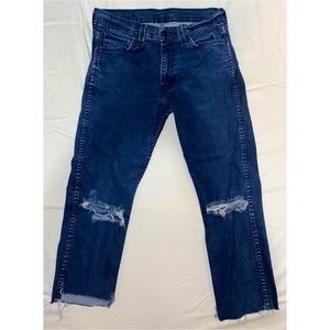 Men’s 513 Levi’s Custom Cut Capri Blue Jeans